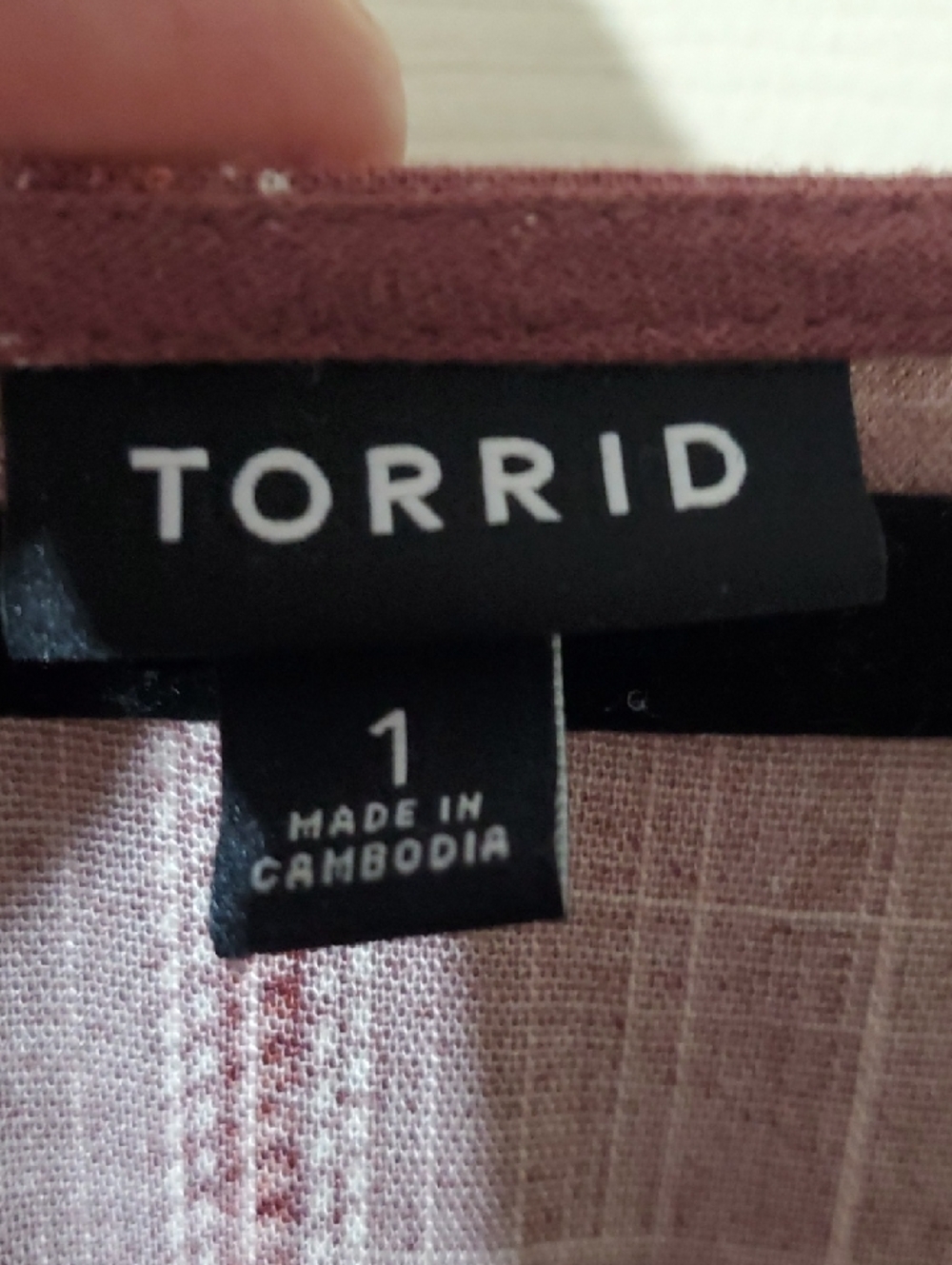 Torrid Bubble-Sleeve Button-Up Mini Dress Mauve-Lloyd Stripe Wild Ginger NWOT 1X - Picture 4 of 11